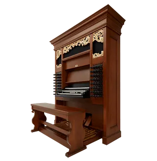 Hybridorgel som kombinerer pipeverk med digitalt orgel